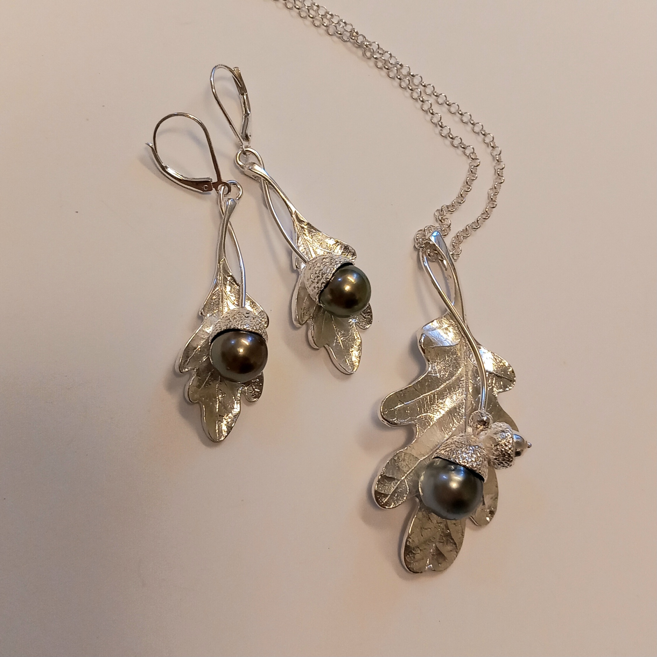 sterling silver, Tahiti pearls